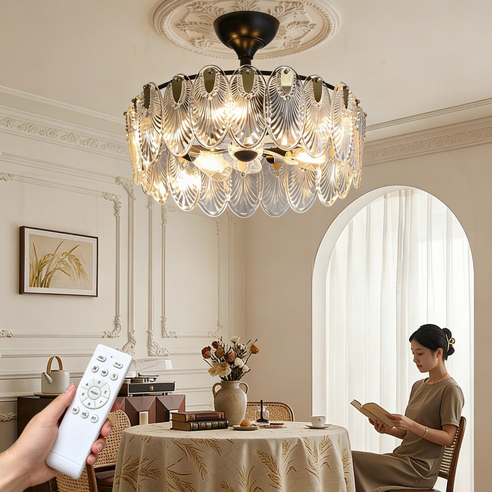 Adjustable Brightness Crystal with Remote Modern Decor Lamp for Conservatory