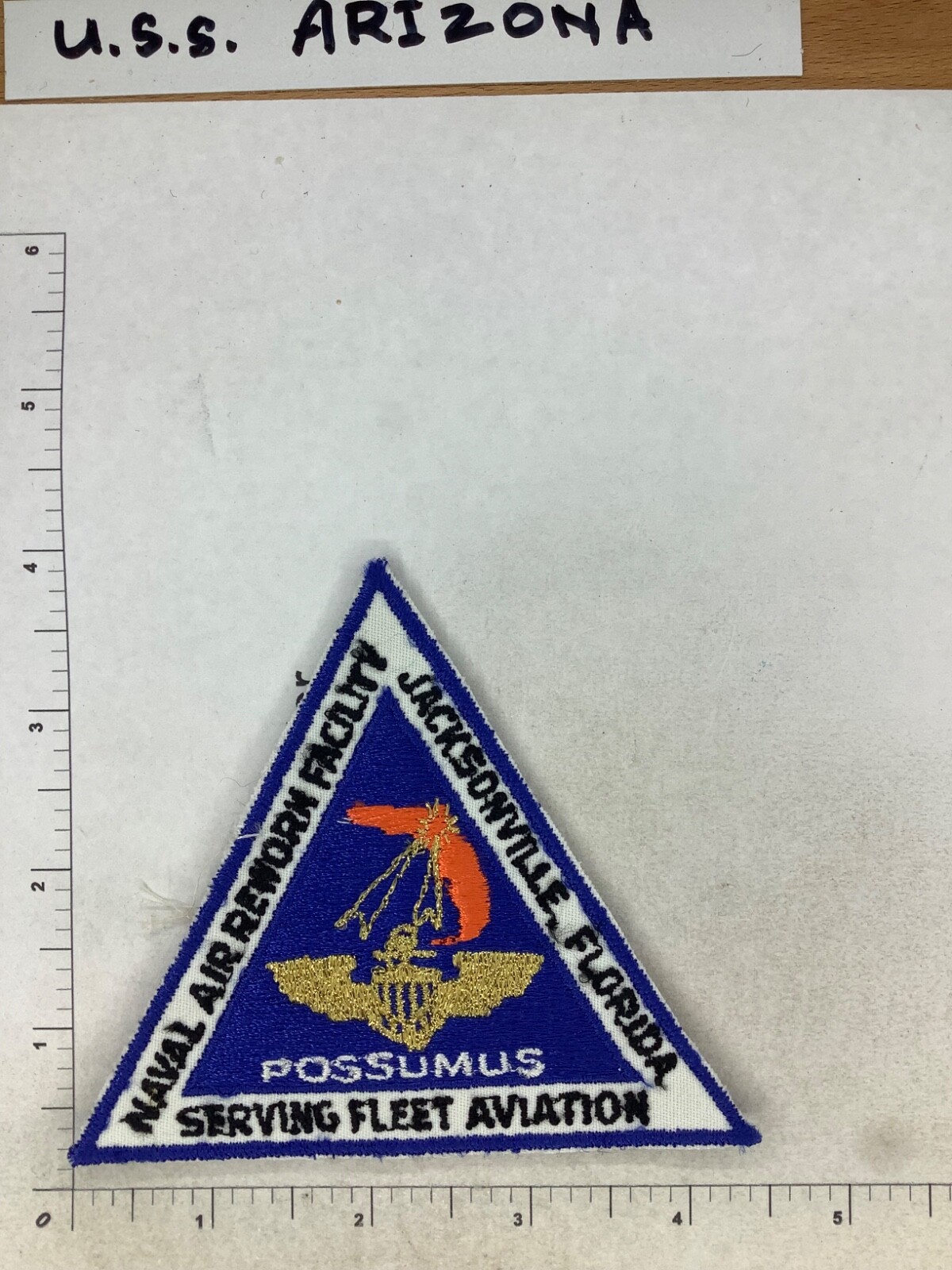 VINTAGE NAVAL REWORK FACILITY JACKSONVILLE FLORIDA PATCH
