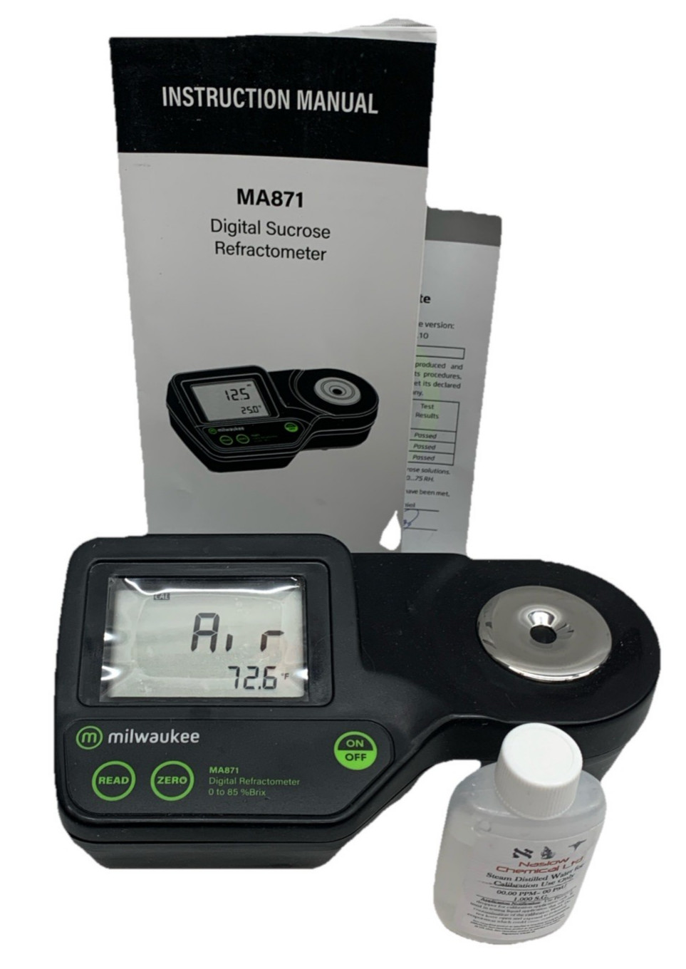 Milwaukee MA871 Digital Brix Refractometer Winemakers Brewers & Vegetable Grower