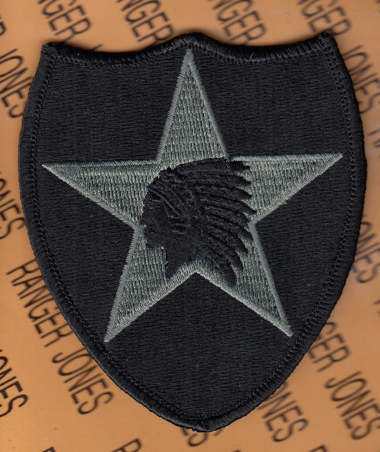 US Army 2nd Infantry Division ~4.5" ACU uniform patch w HOOK m/e