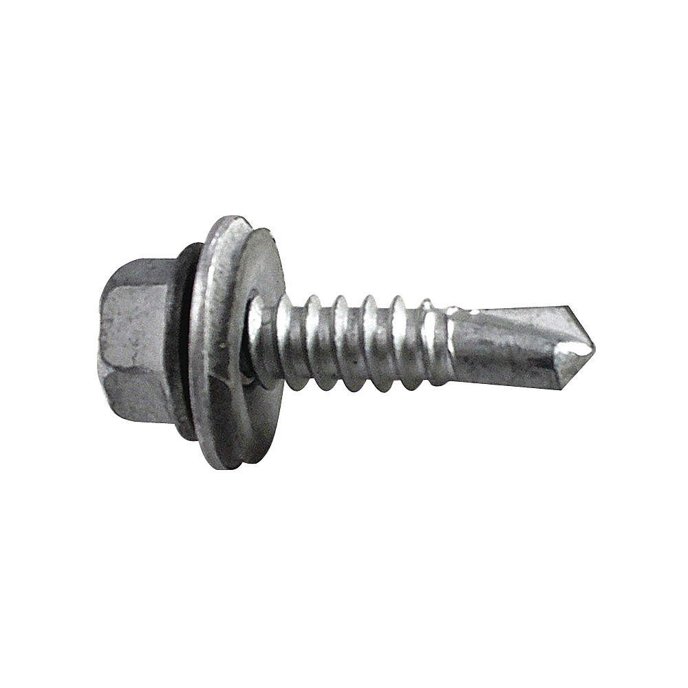 AMERICAN GARAGE DOOR SUPPLY TAOS141W Hinge Screw, Door Mount, 1 in L, PK24 5MVA0