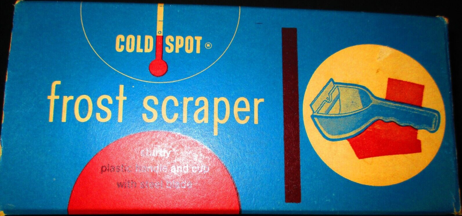 Cold Spot Frost Scraper, Sear & Roebucks, Original Box, 7 Inch, 1960's