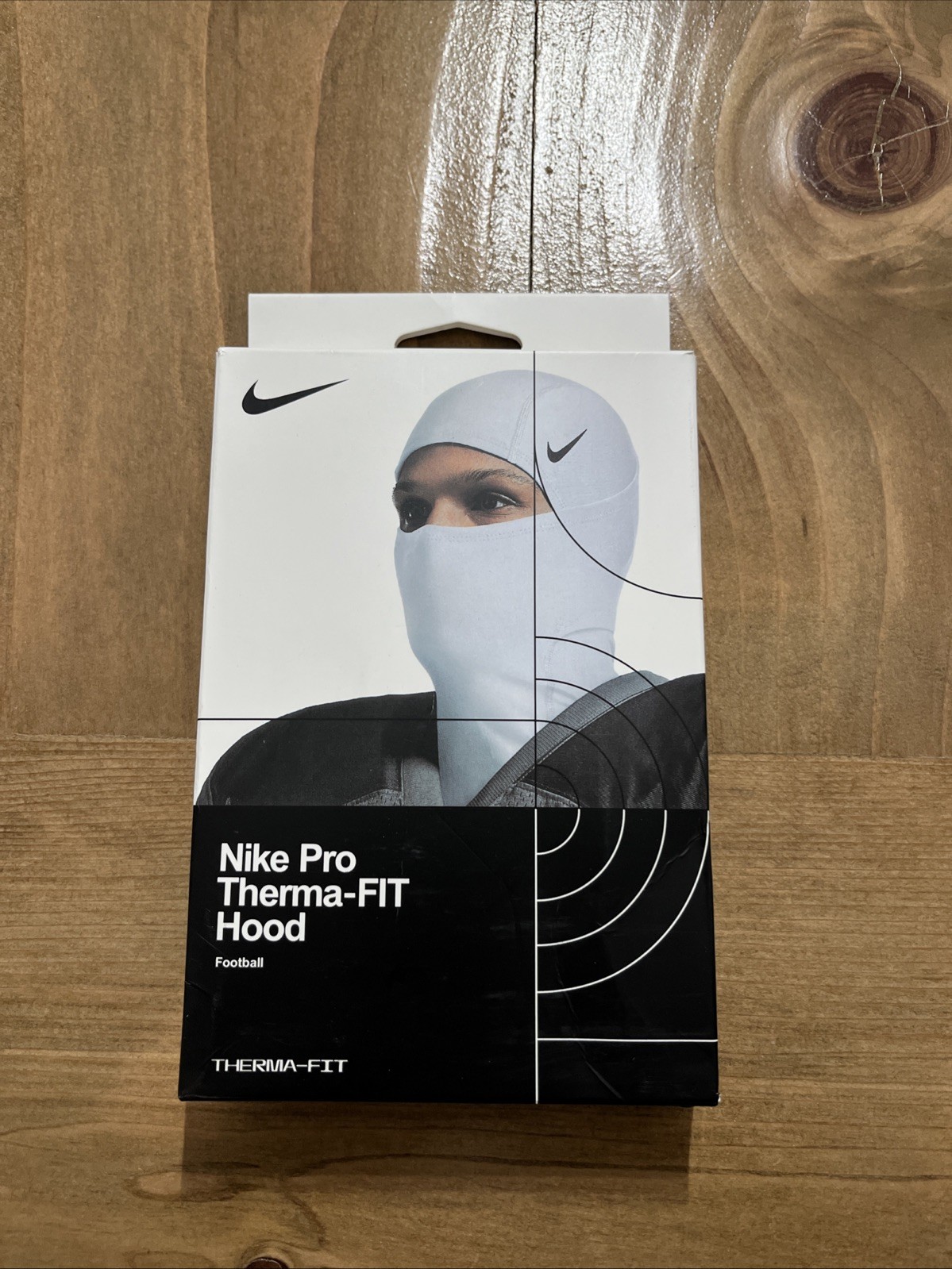 Nike Pro Therma-FIT Thermal Football Balaclava Hood White One Size Unisex Adults