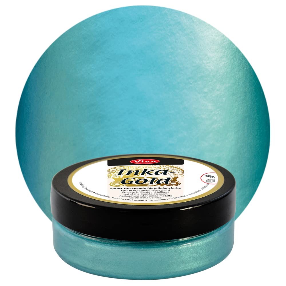 Viva Decor Inka Gold Gilding Wax2.3 oz (Turquoise) - Wax-Based  Kitchen