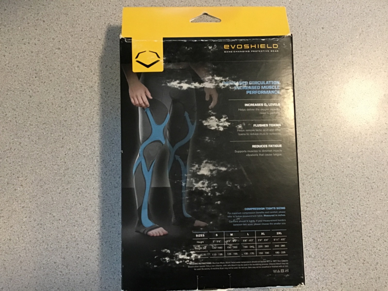 EVOSHIELD Compression Tights Recovery DNA Mens Size Medium
