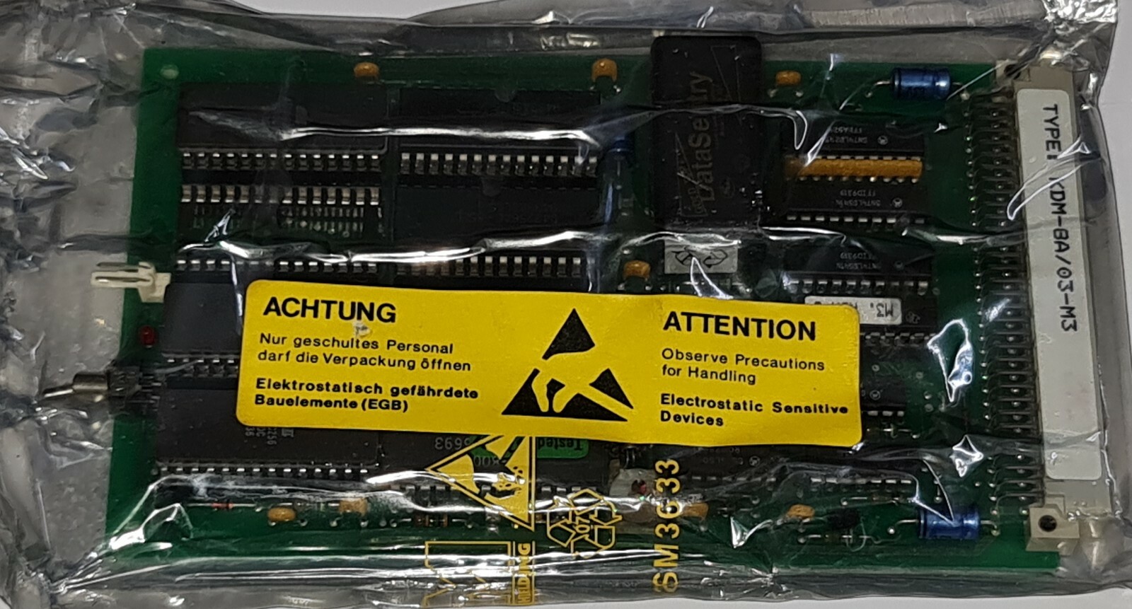 KONGSBERG/NORCONTROL TYPE : KDM-8A/03-M3 MEMORY/CLOCK BOARD 7252-075.0001