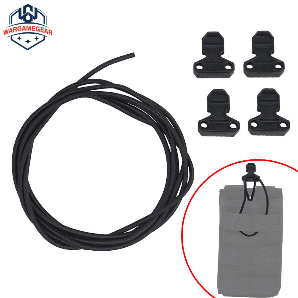 Tactical Vest Magazine Adjustable Shock Cord Elastic Retention Straps