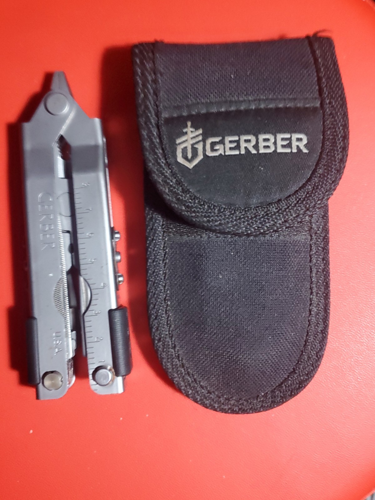Gerber MP400 Compact Multitool Stainless Steel! With Sheath!