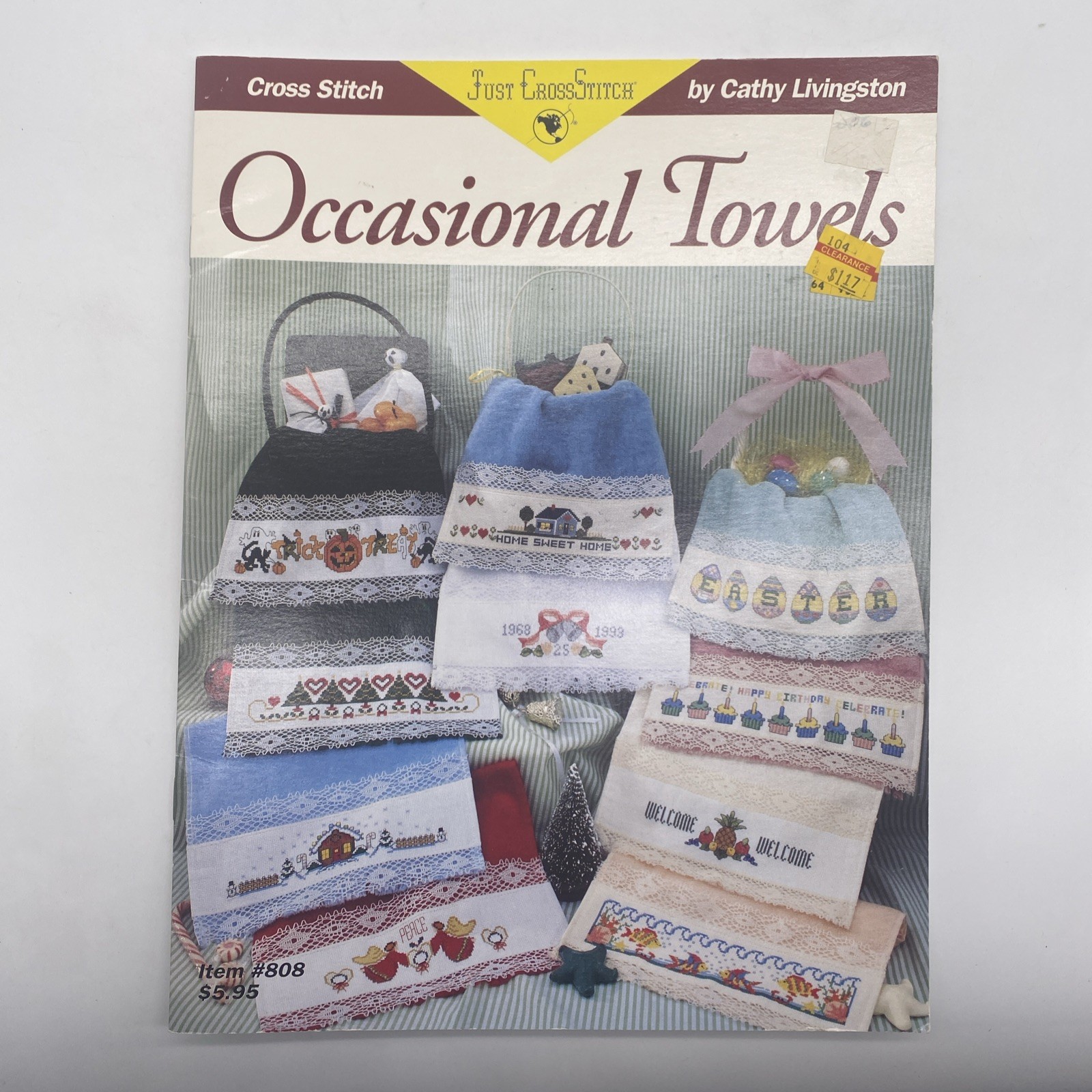 Just Cross Stitch Occasional Towels Cross Stitch Pattern Booklet