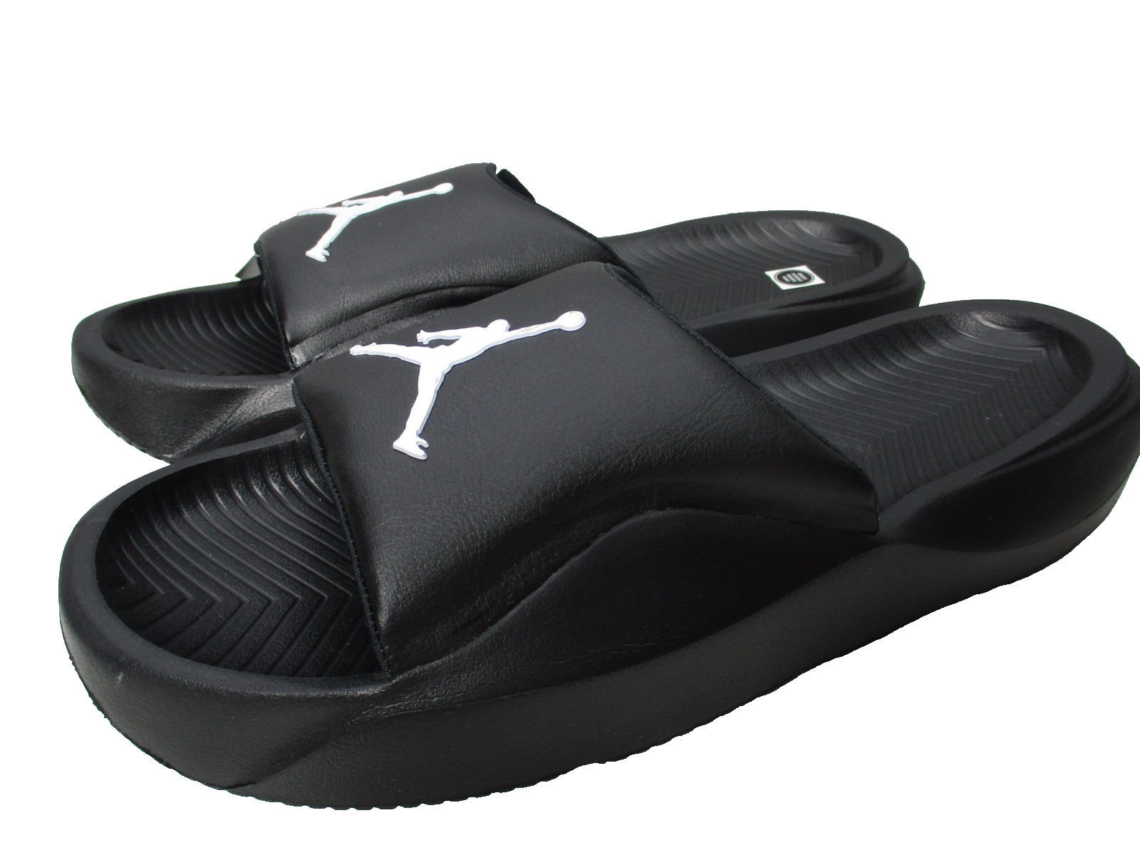 Nike Air Jordan Franchise Slides Sandals Black White Mens Sz 10