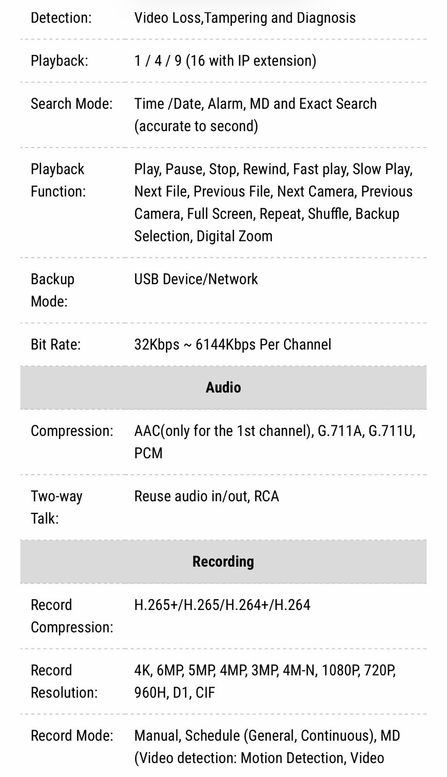 IC Realtime HDVR-MX0808-1U4K-AI1 Seagate 4TB