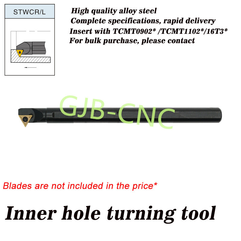 STWCR11 STWCL09 S06 07 08 10K S12M 16Q CNC Internal turning tool For TCMT(screw)