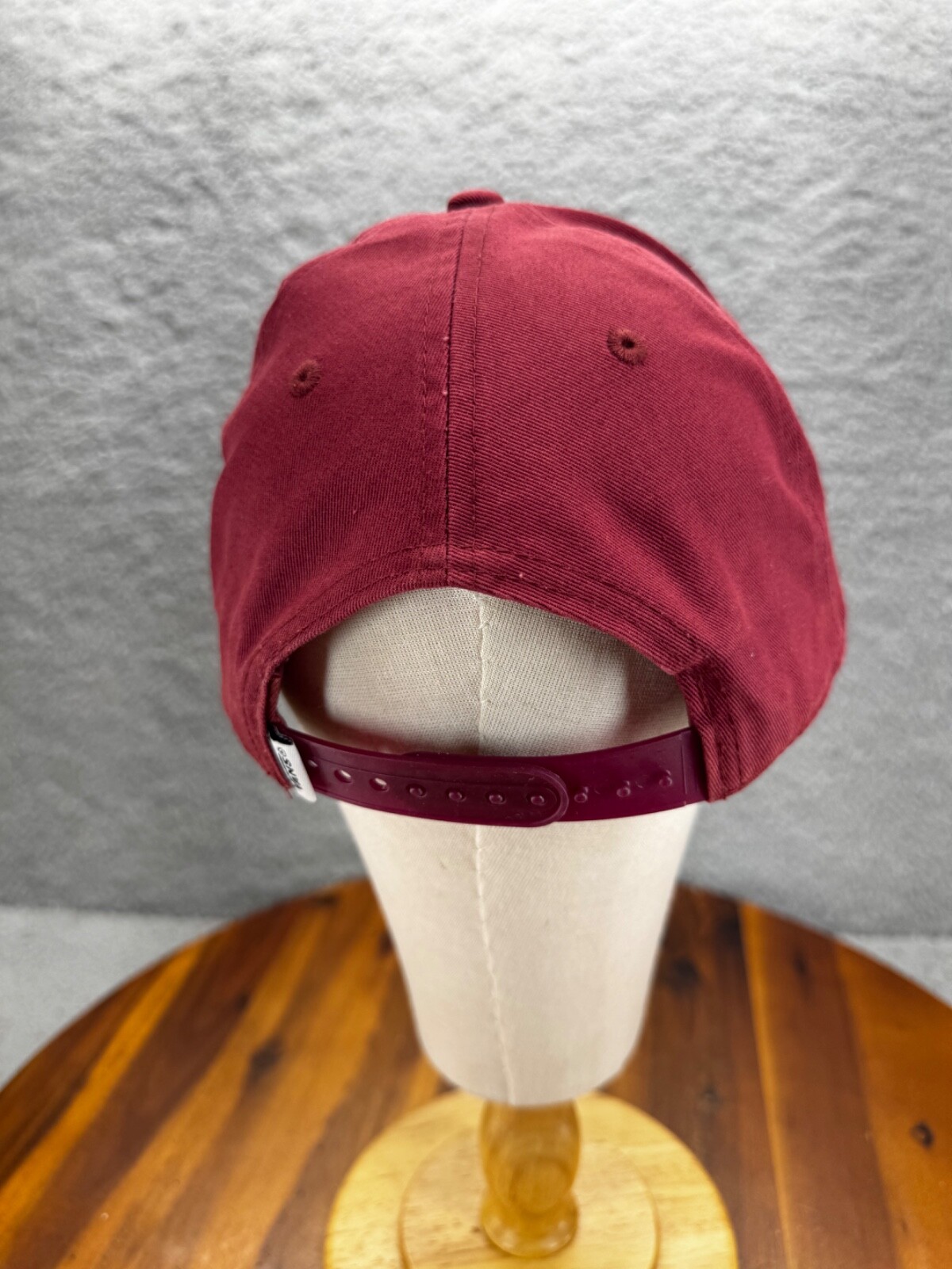 Vans Off The Wall International Sole Snapback Baseball Hat Cap Adjustable Red