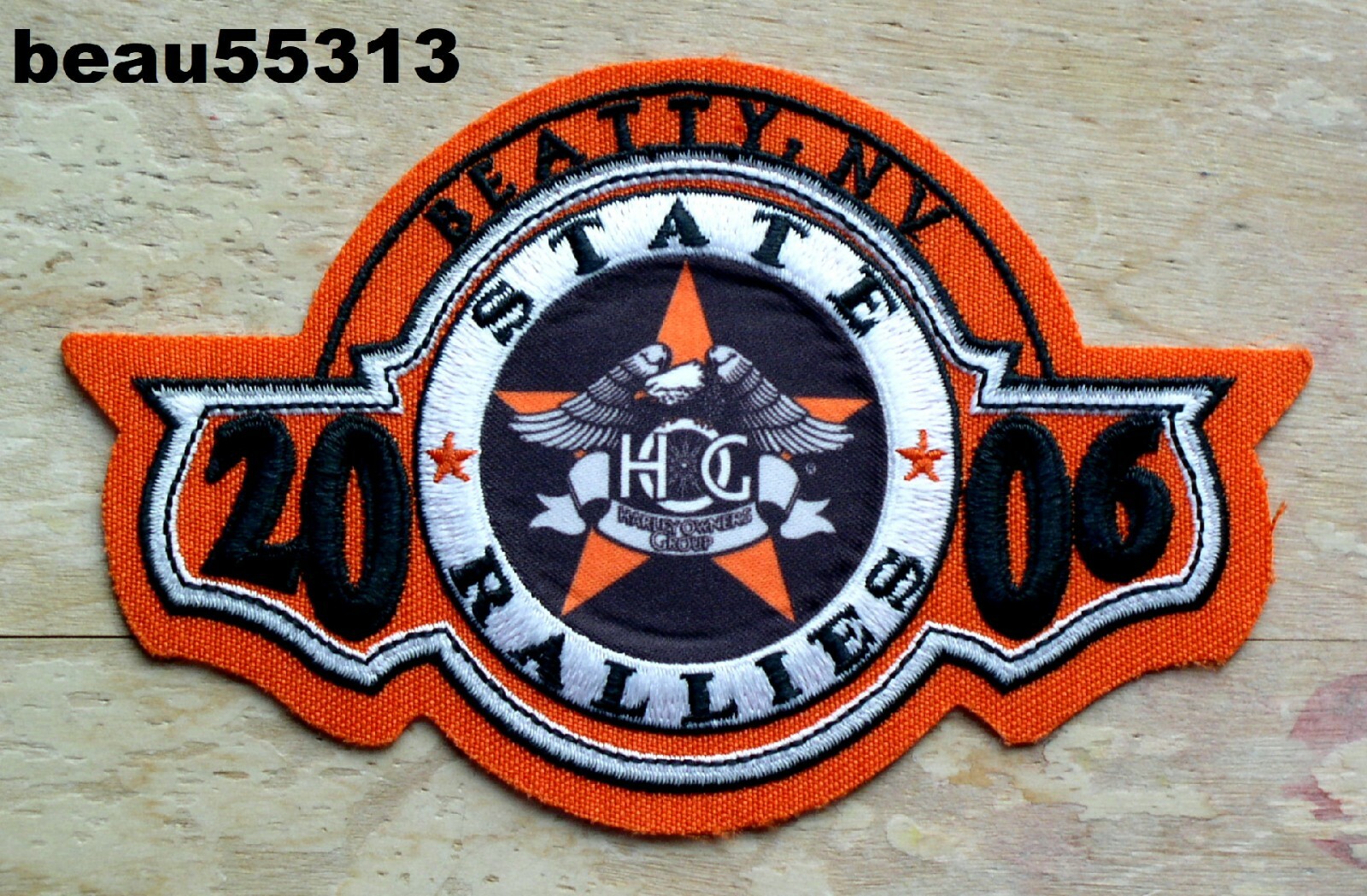 ⭐2006 BEATTY NEVADA HARLEY OWNERS GROUP STATE HOG H.O.G. RALLY VEST PATCH