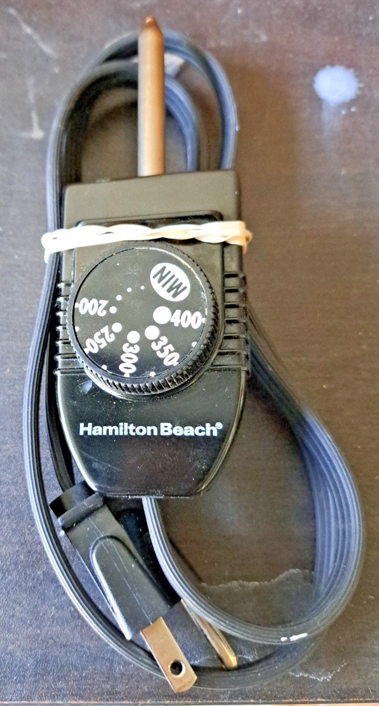 HAMILTON BEACH P500 Model E100216 Heat Control Power Cord for Griddle G19 Clean!