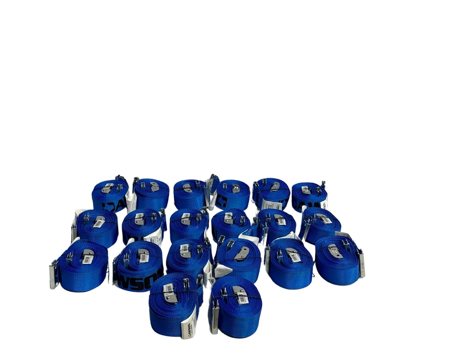2"x20' Blue E-Track Cam Buckle Strap (20 Pack)