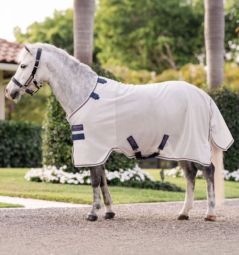 Amigo Bug Rug Pony - Silver/Lime