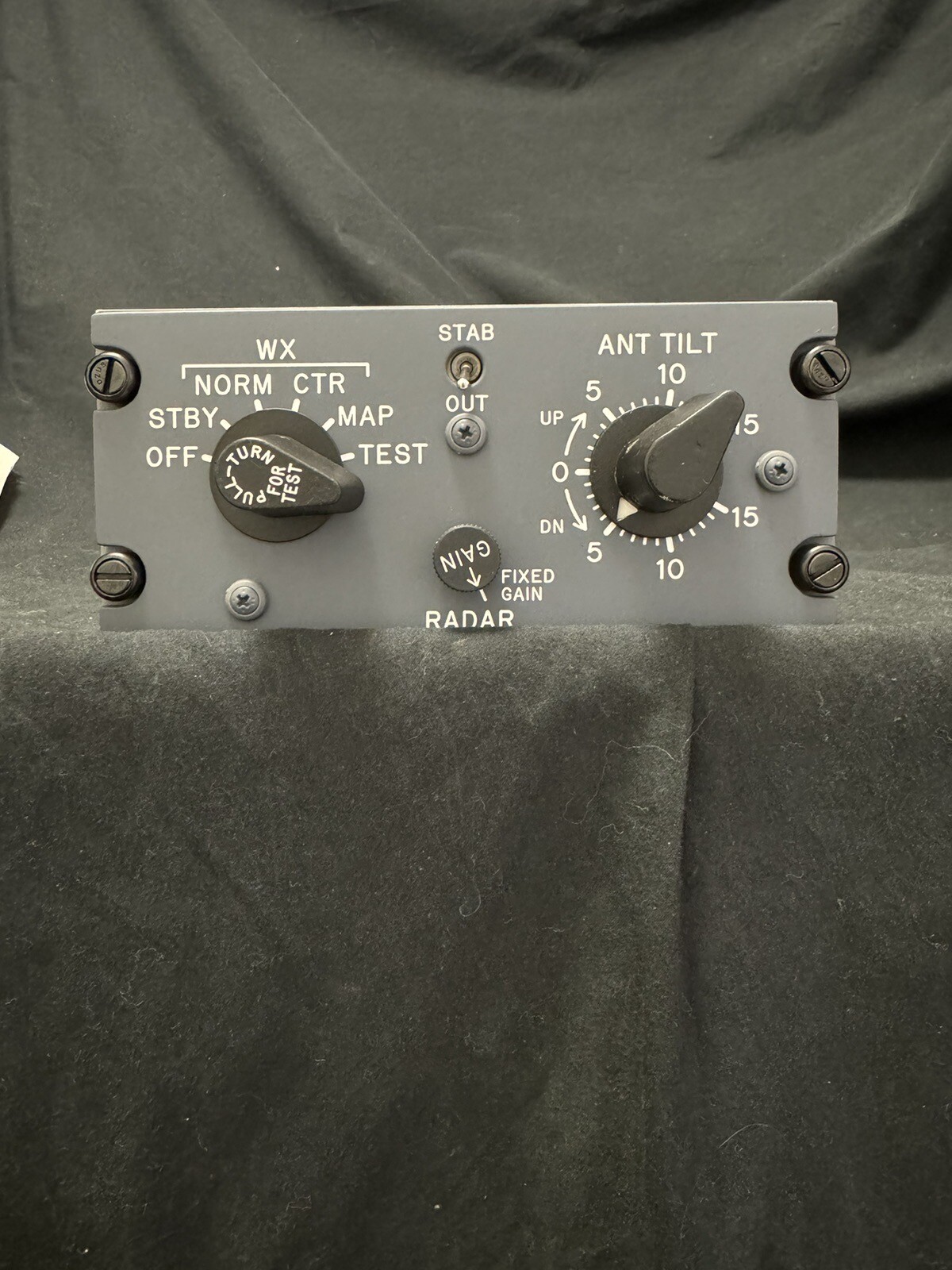 Radar Control Panel; G-2228; 21; REPAIRED