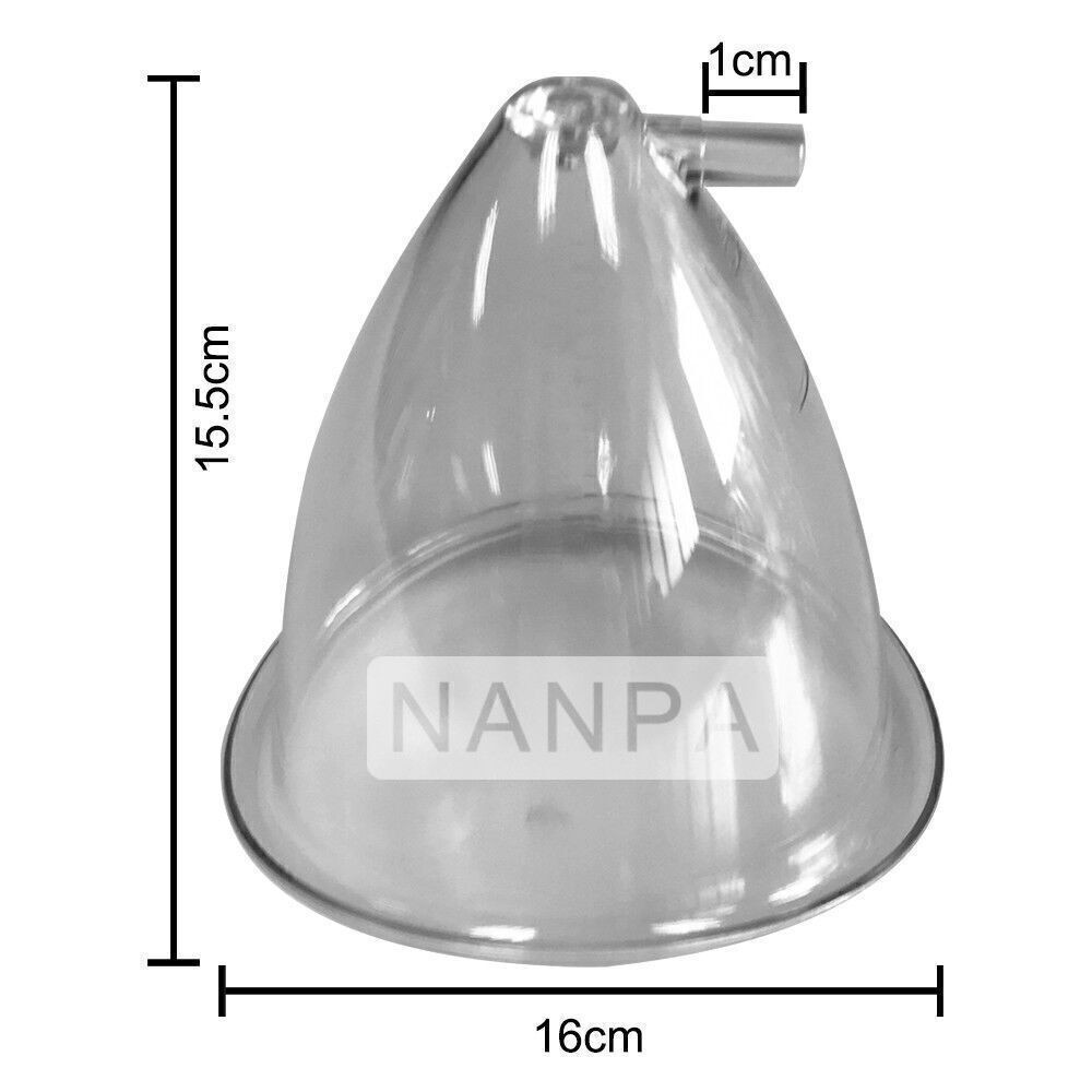 2PCS 120ml Breast Cups or 2 Cups with Pipe Replace For Vacuum Therapy Machine