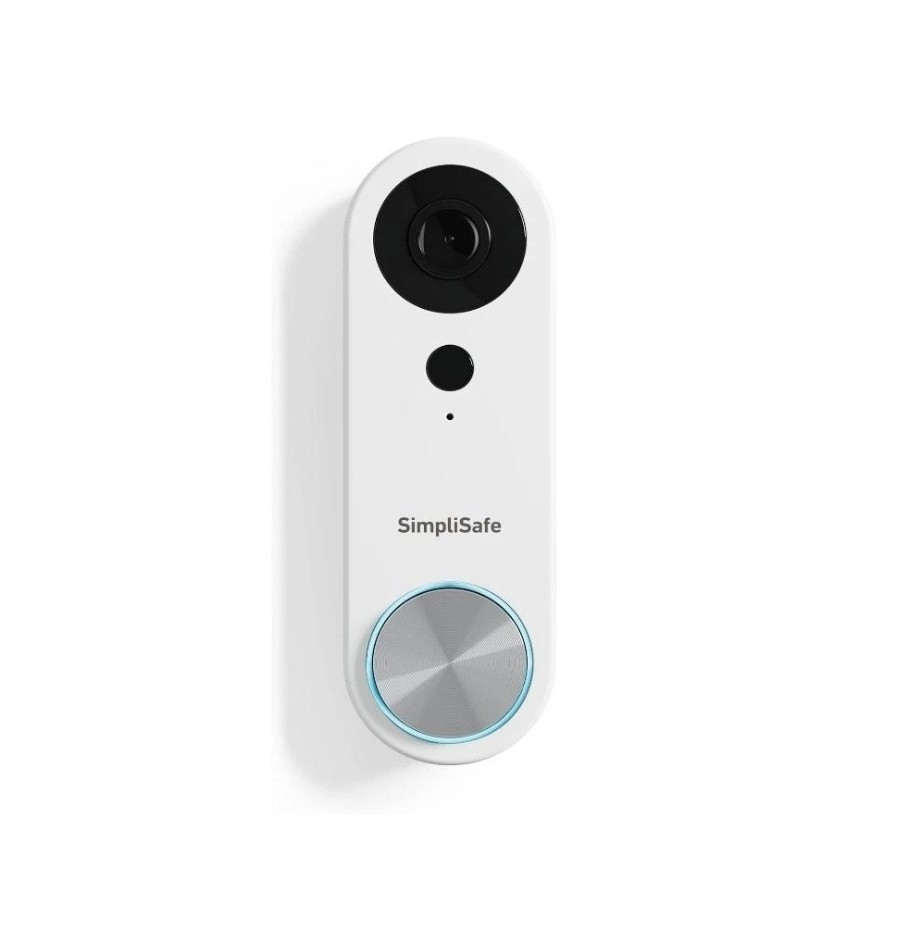 SimpliSafe Pro Video Wired Doorbell 1080p SSDB3 Camera Smart Home Security