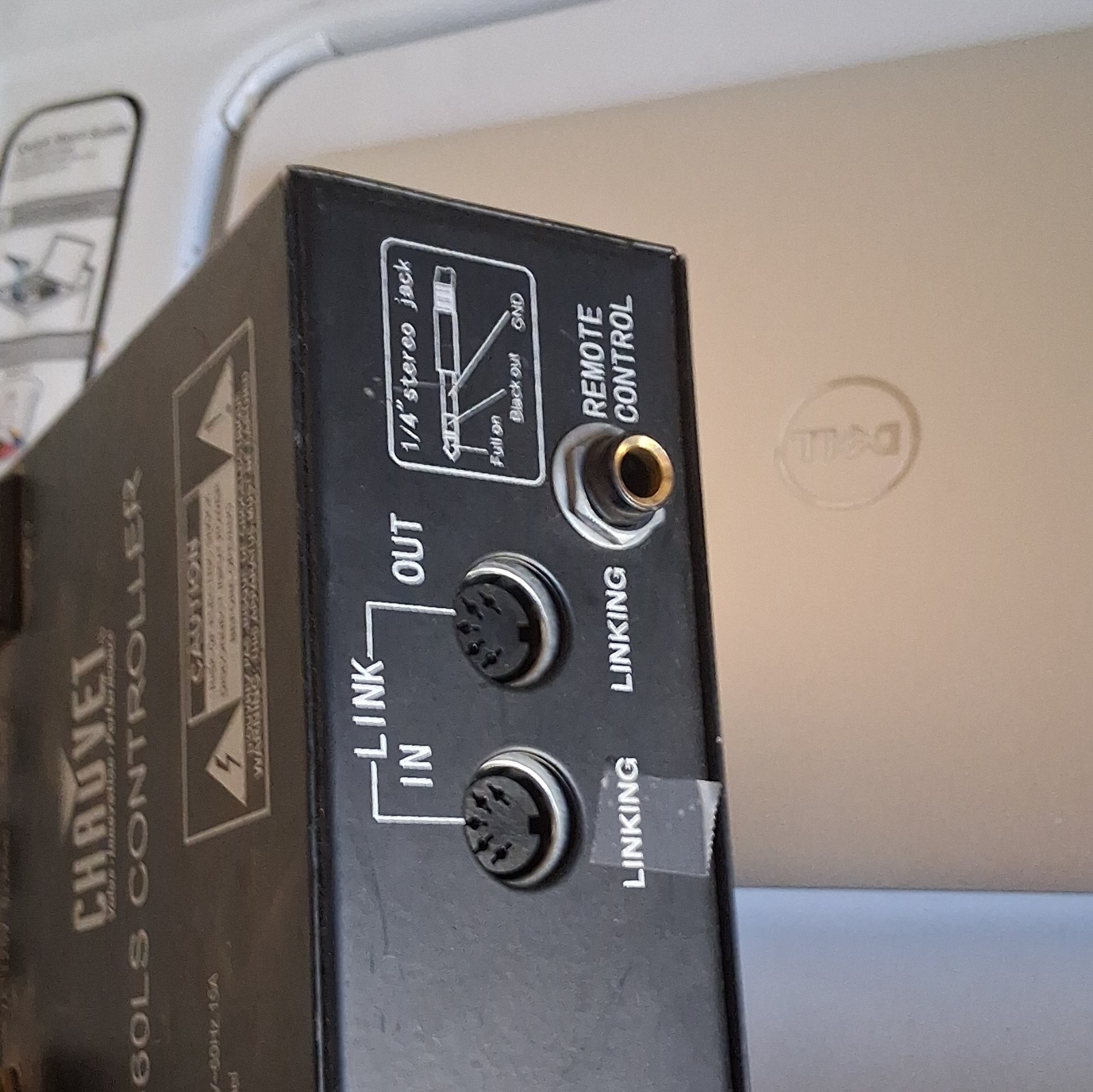 Chauvet CH-460LS 4-Channel Lighting Switch Controller Analog w/ Remote, Link
