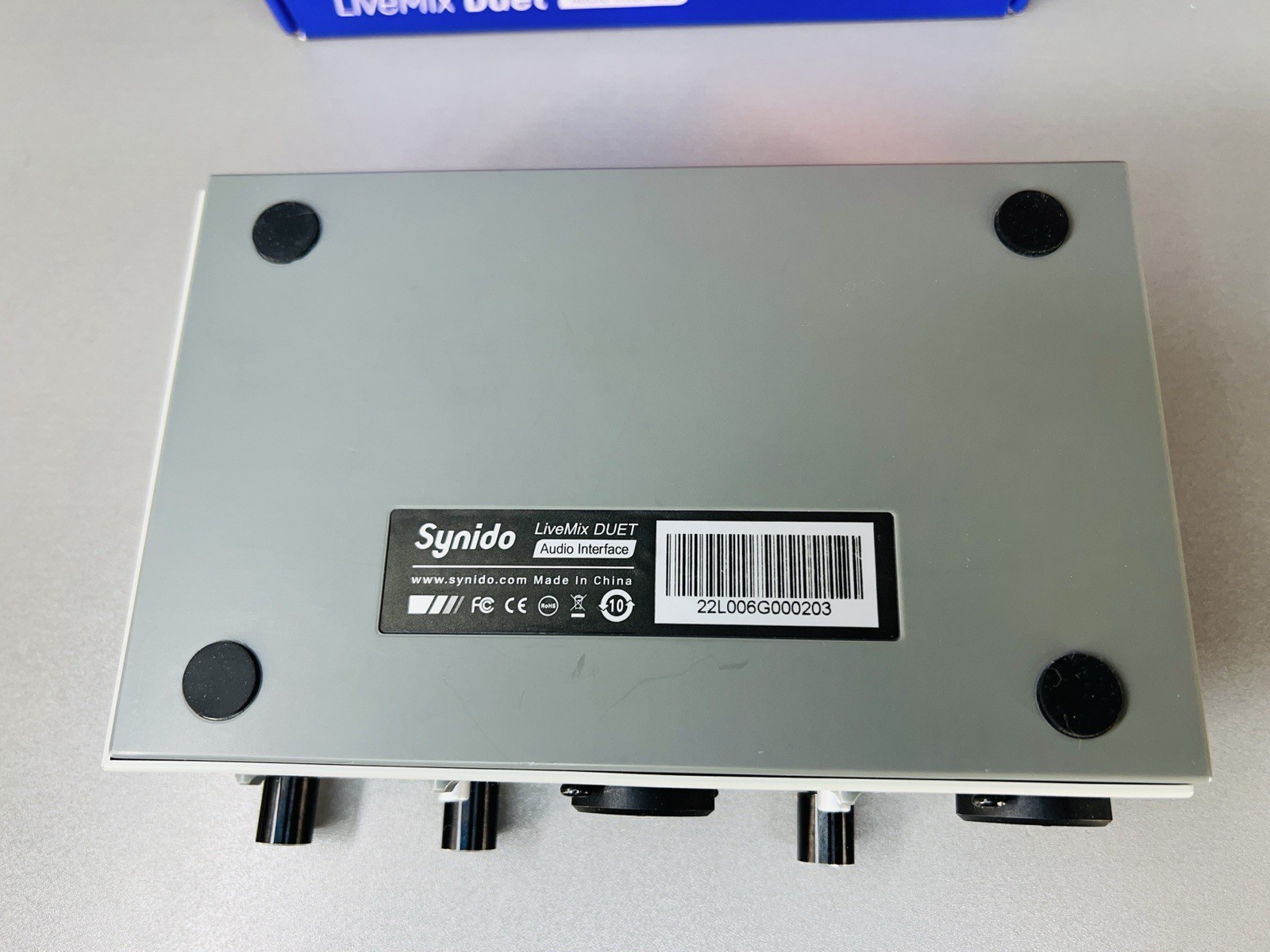 Synido LiveMix Duet Audio Interface Grey