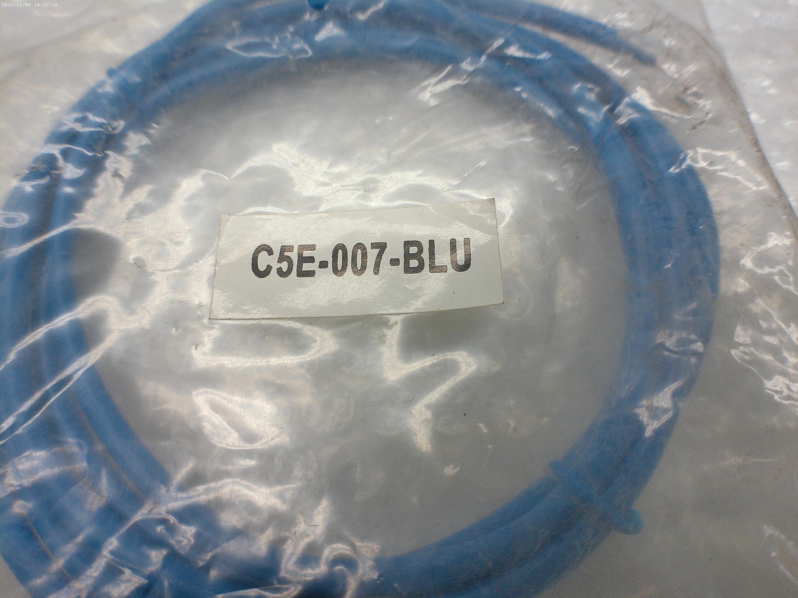 INDUSTRIAL SPARE C5E-007-BLU CABLE NSNP