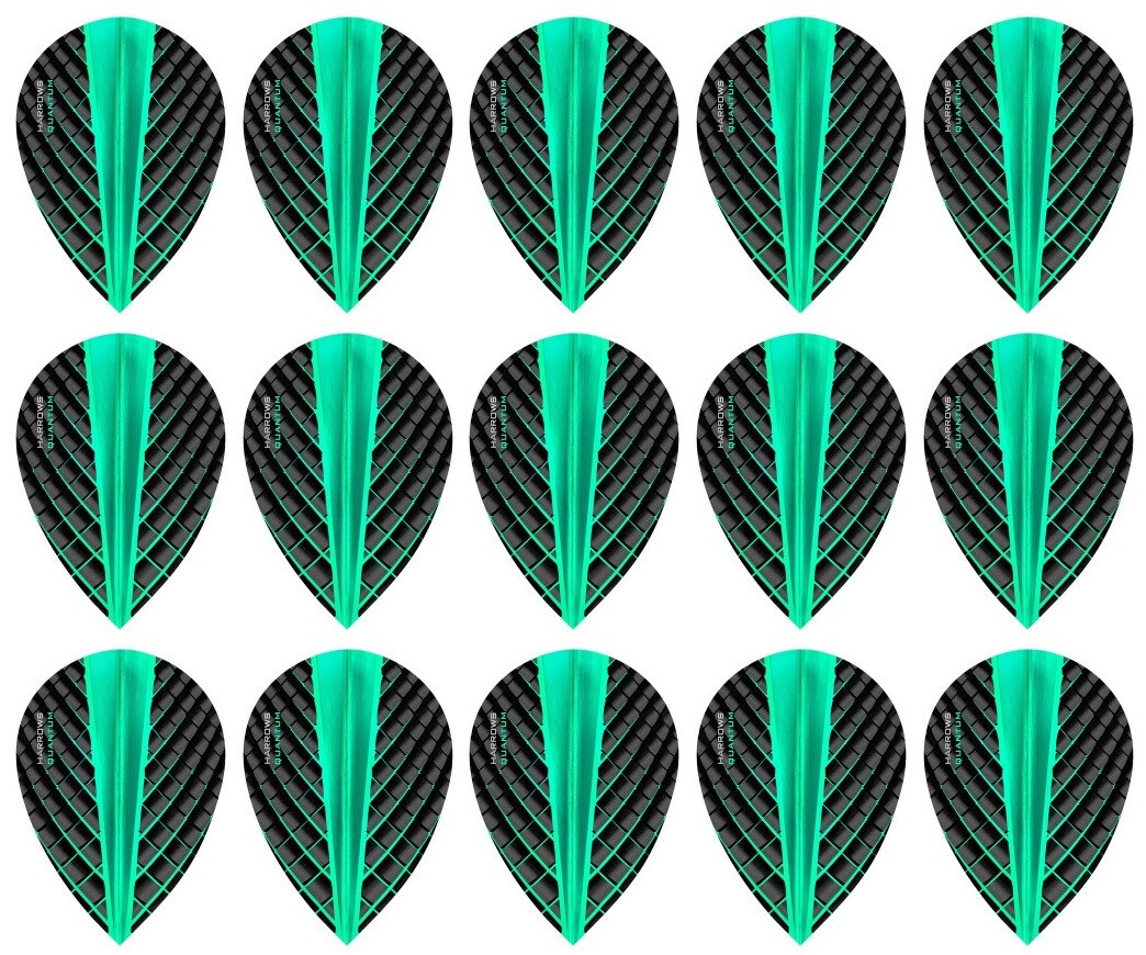 5 Sets Harrows Quantum Pear Dart Flights – Ships w/ Tracking - Jade
