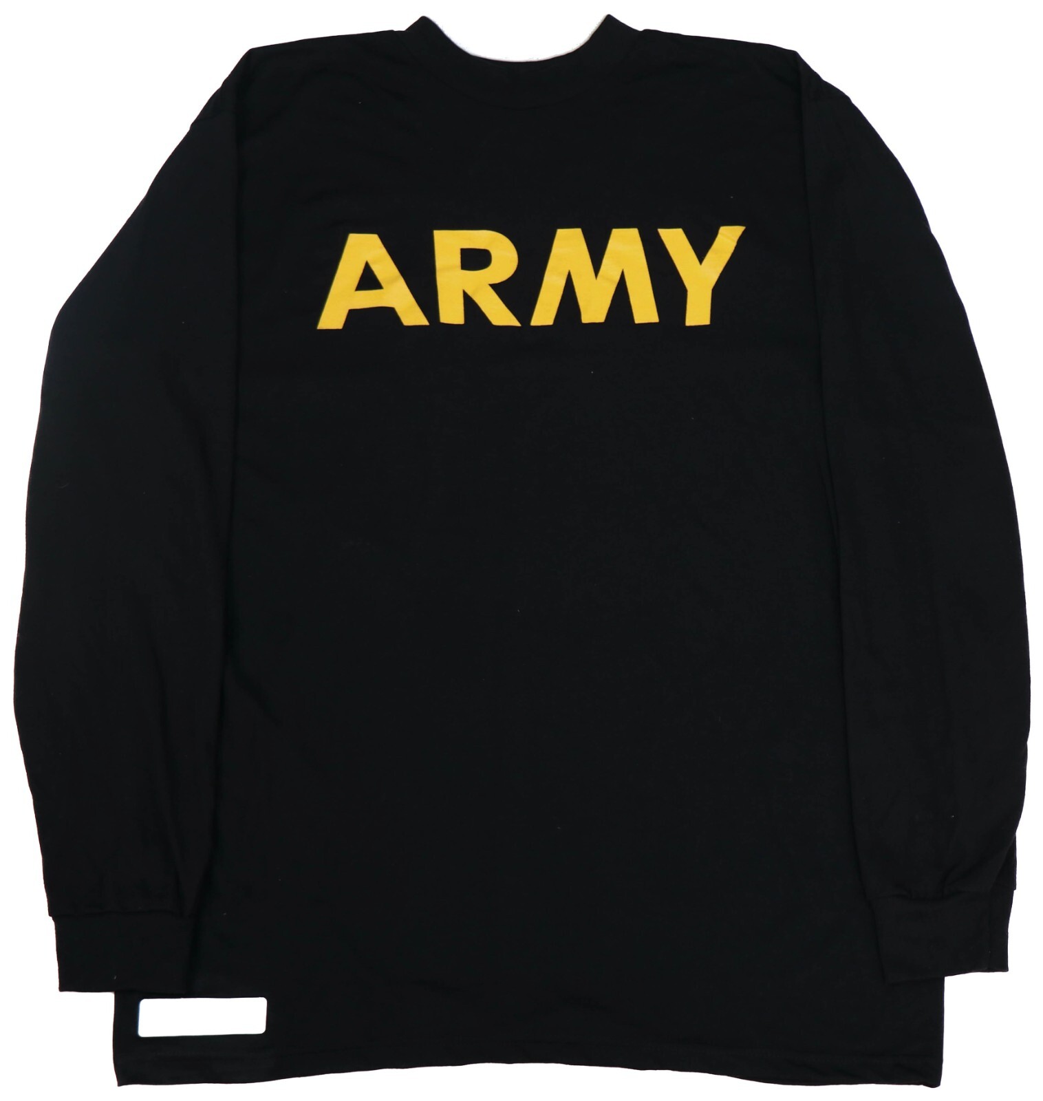 NEW XSmall - Men's APFU Long Sleeve Shirt Army Black and Gold PT Fitness Shirt