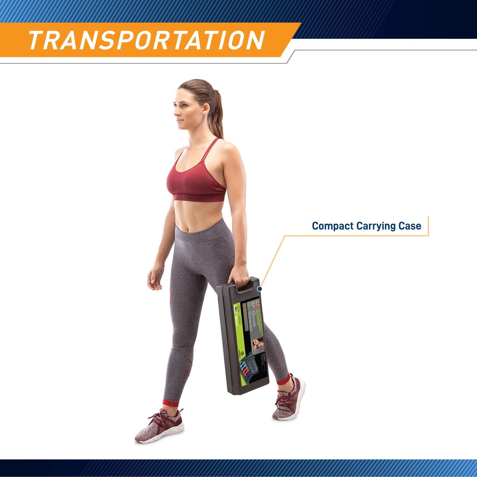 Neoprene Dumbbell Set (3 Pairs) with Carrying Case
