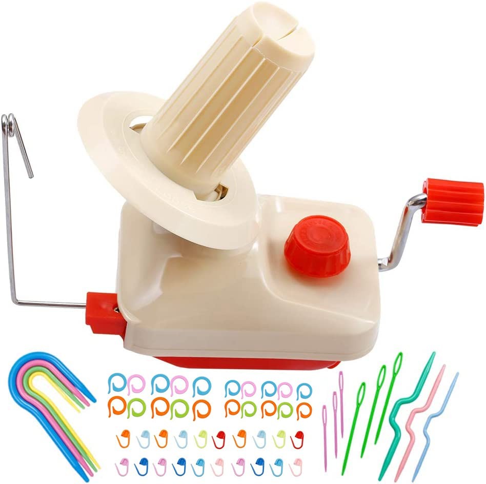 Yarn Winder, Winder for Crocheting, Manual Yarn Winder, Quick Install Efficie...