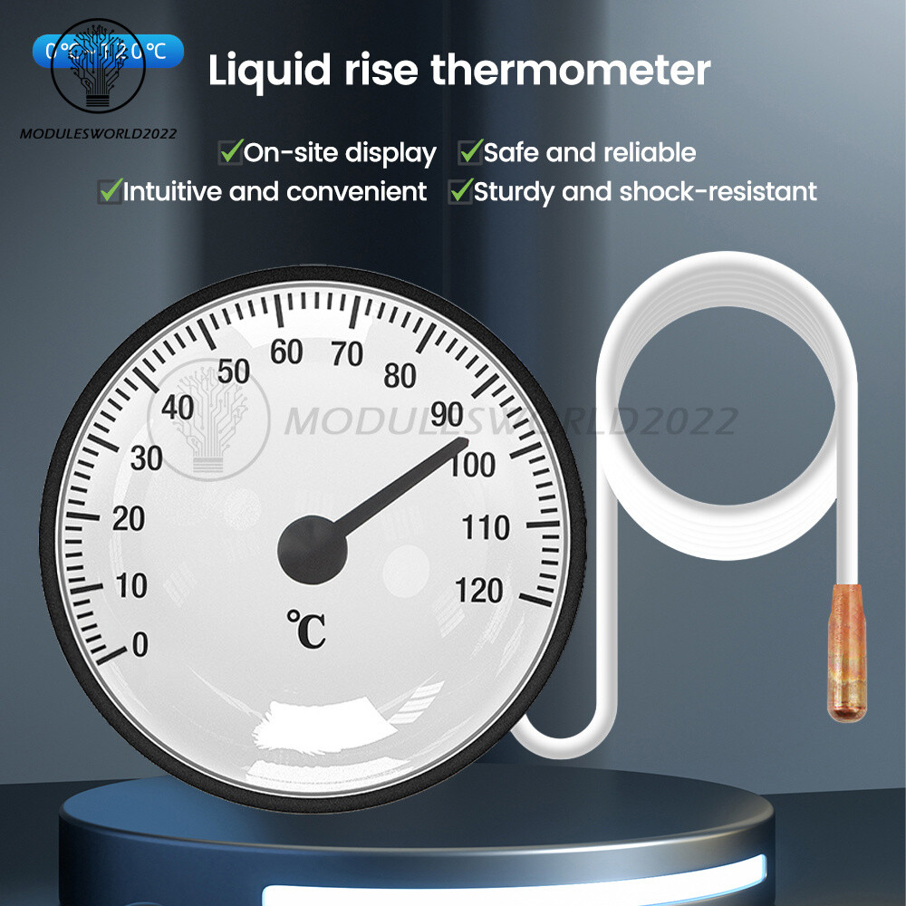 High Precision Household Pointer Liquid Rising Water Thermometer With Probe