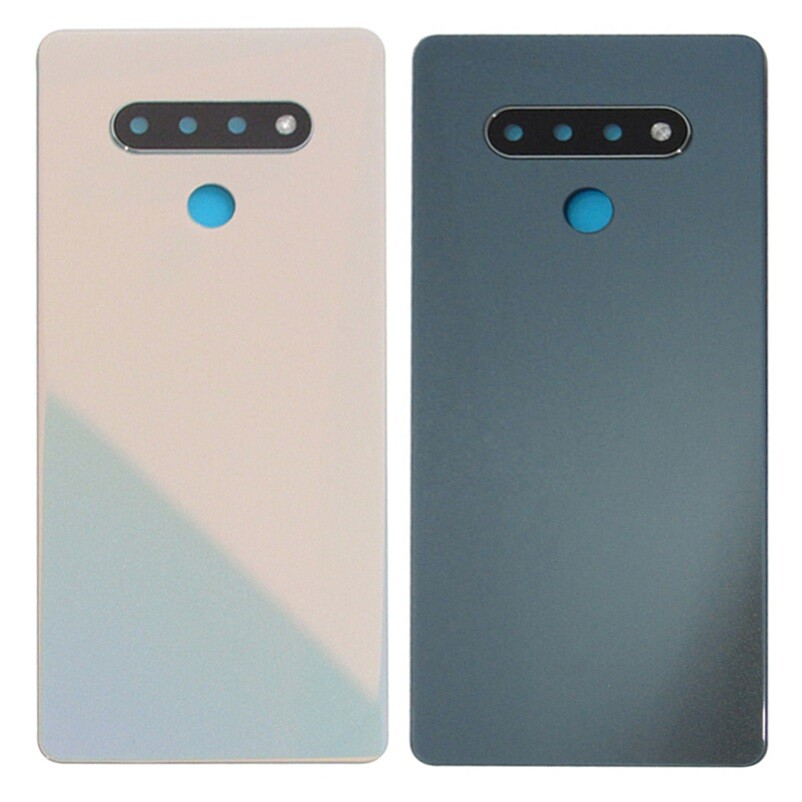 Battery Rear Door Glass Cover With Camera Lens For LG Stylo 6 Q73 With Logo
