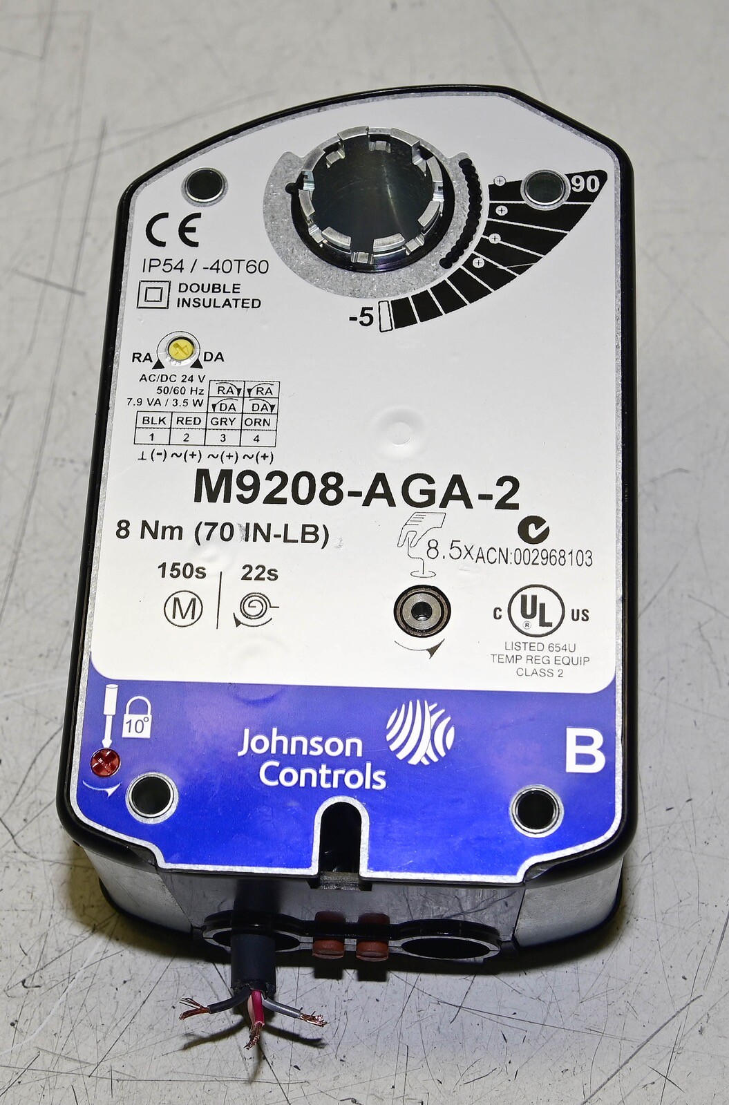 Johnson Controls M9208-AGA-2 Damper Actuator