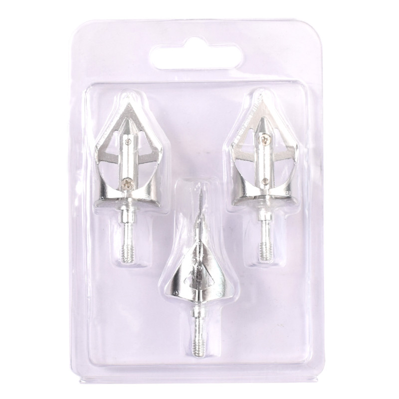 100gr Broadheads Steel Arrowheads Fit Archery Outdoor Target Hunting 3X