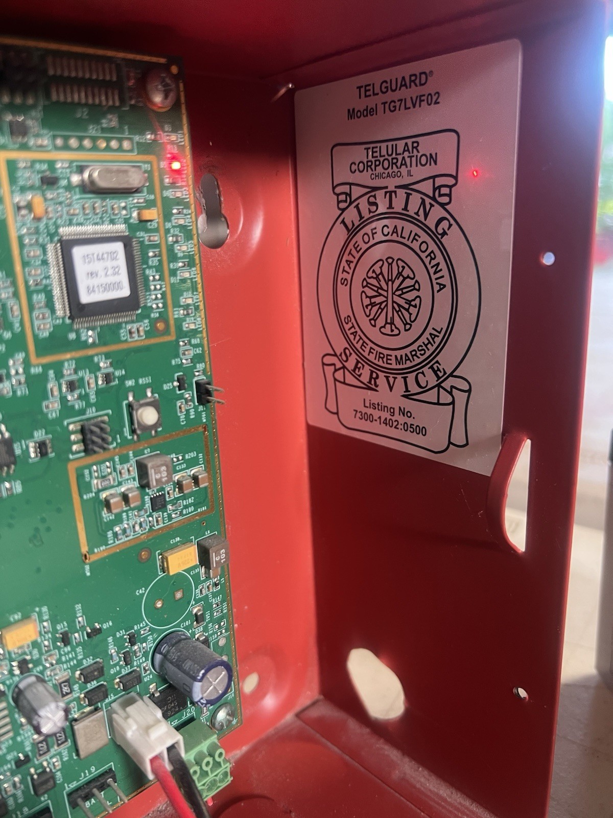 Telegard Digital TG 7FS Box Alarm System, Cellular Working Needs Programming ￼