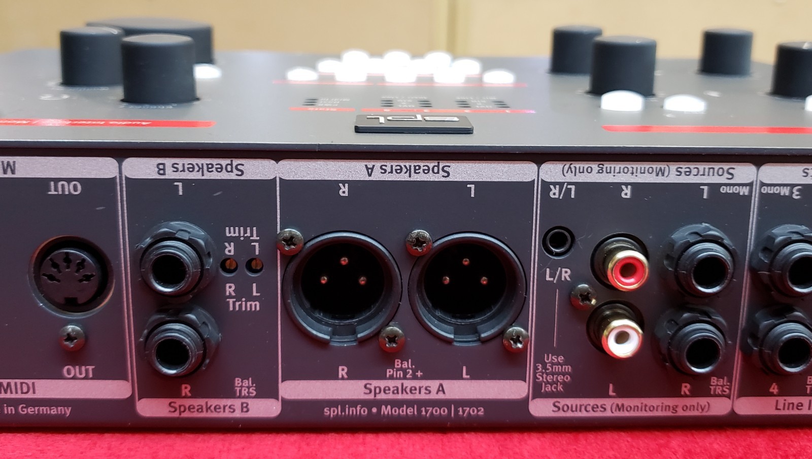 SPL Crimson 3 Pro Audio USB Interface Monitor Controller - Talkback - 1700 - V3