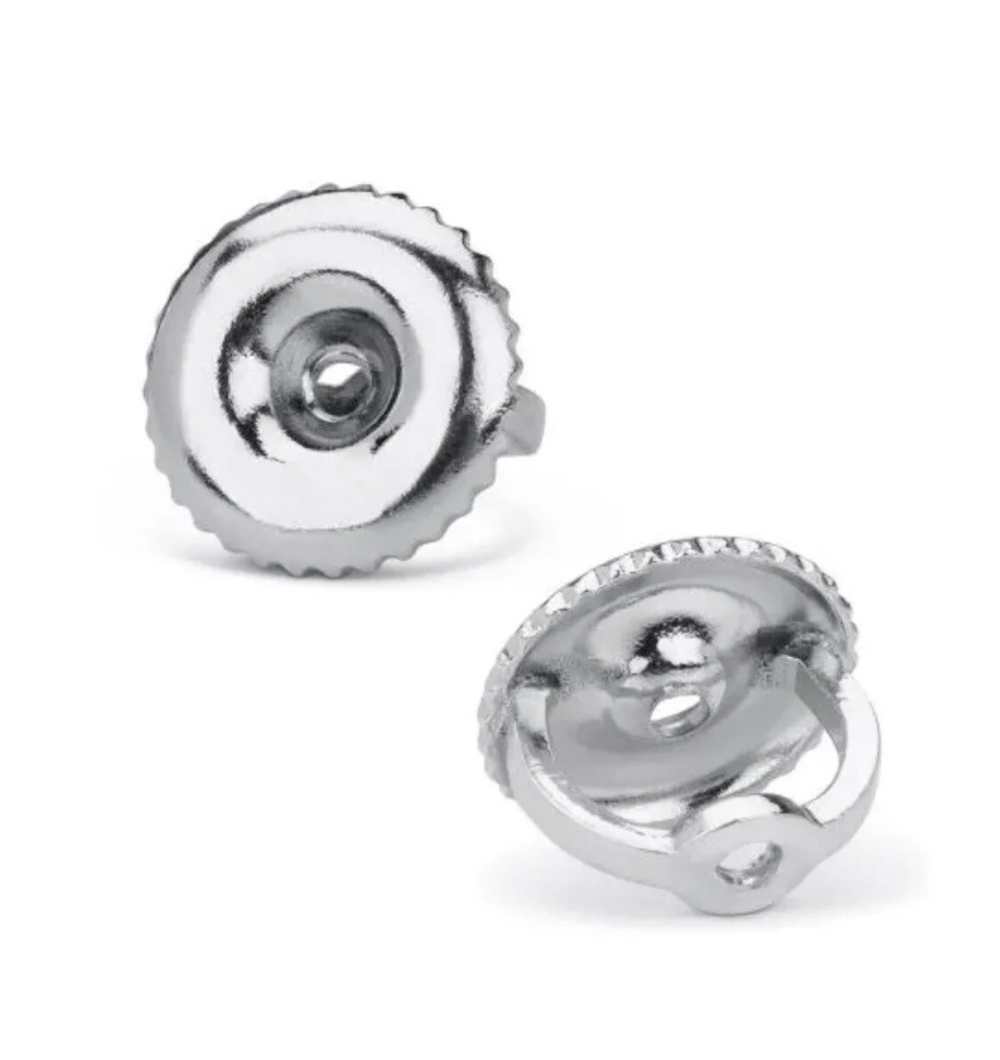 14k White Gold Replacement 1 Pair Screw Back for Stud Earrings Value $75.00