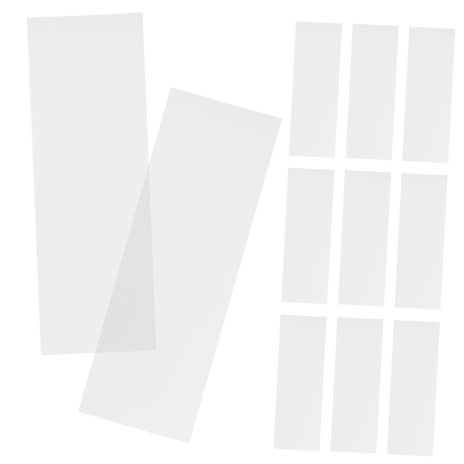 100Pcs Microscope Slides Premium Transparent Blank Microscope Slides for Laborat