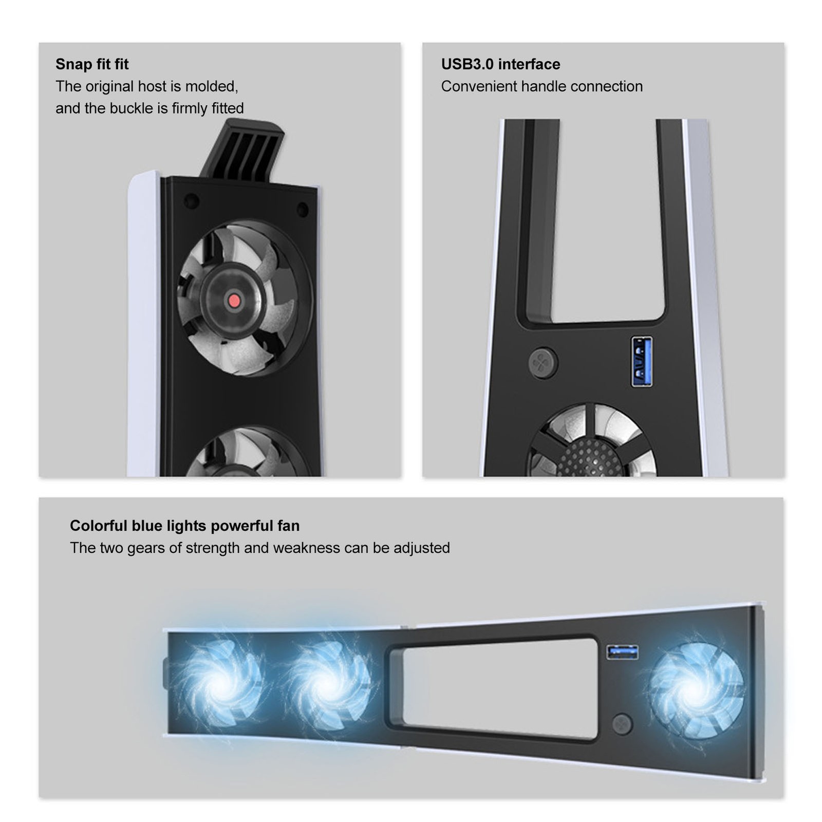Cooling Fan For SLIM Powerful 2 Speed Quiet Efficient Cooling CX4
