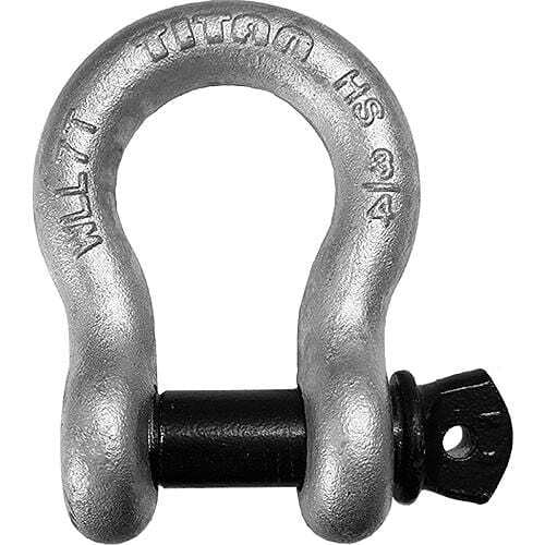 Titan Marine Anchor Shackle 7/16" High Test Galvanized #10319611