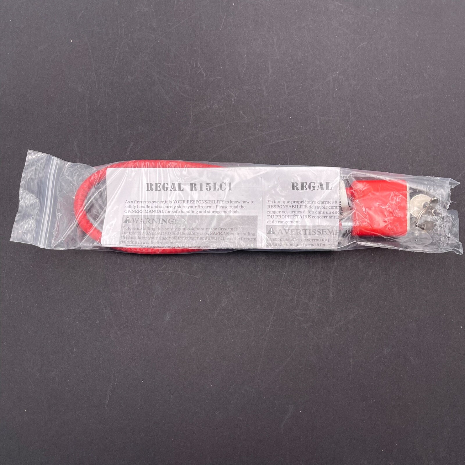 Glock Factory OEM Cable Lock Gun Model 17 19 20 21 22 23 26 27 30 31 32 33 34 35
