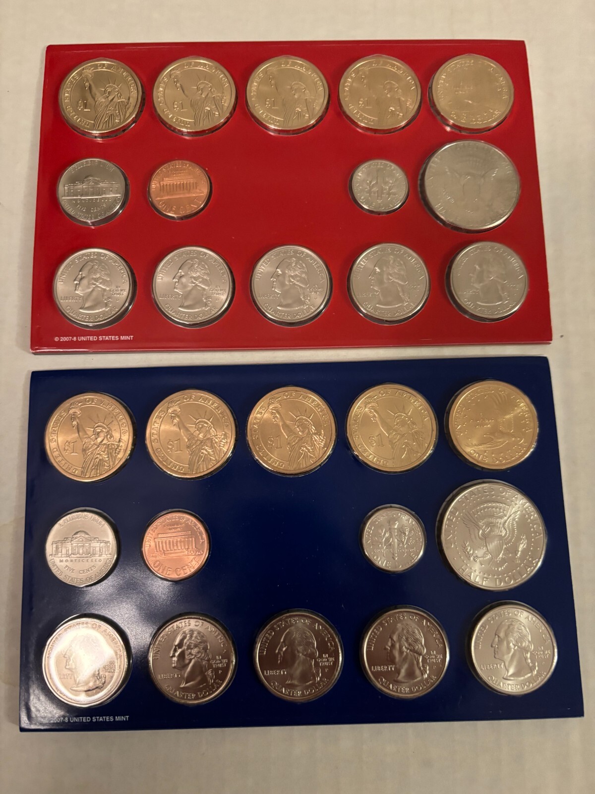 2008 U.S. Mint Set ~ 28 Coins ~ P & D Uncirculated Government Packaging OGP Nice