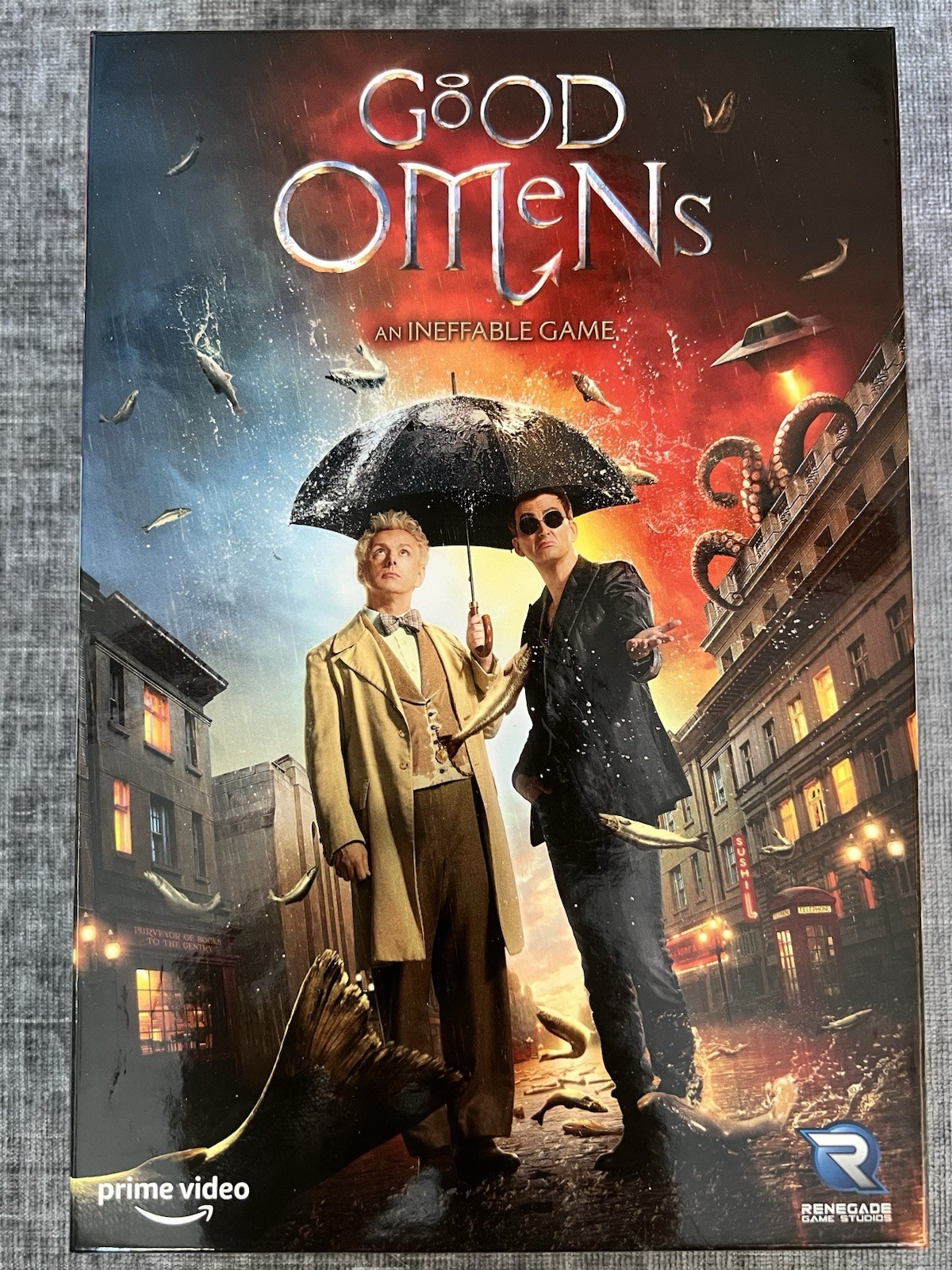 Good Omens: An Ineffable Game.  Renegade Game Studios - Excellent Condition!