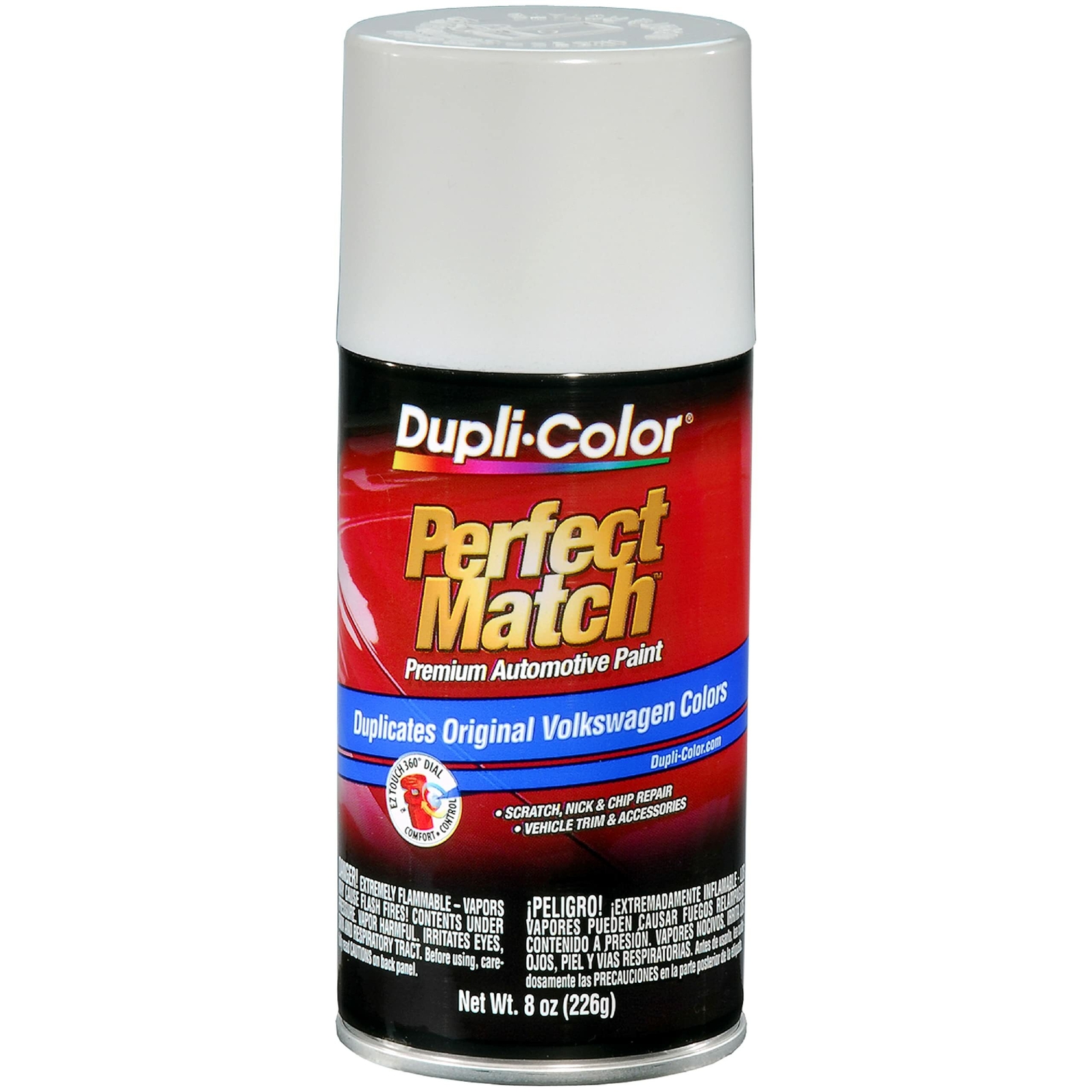 Dupli-Color EBVW20417 Perfect Match Spray Paint Volkswagen Candy White LB9A 8 oz