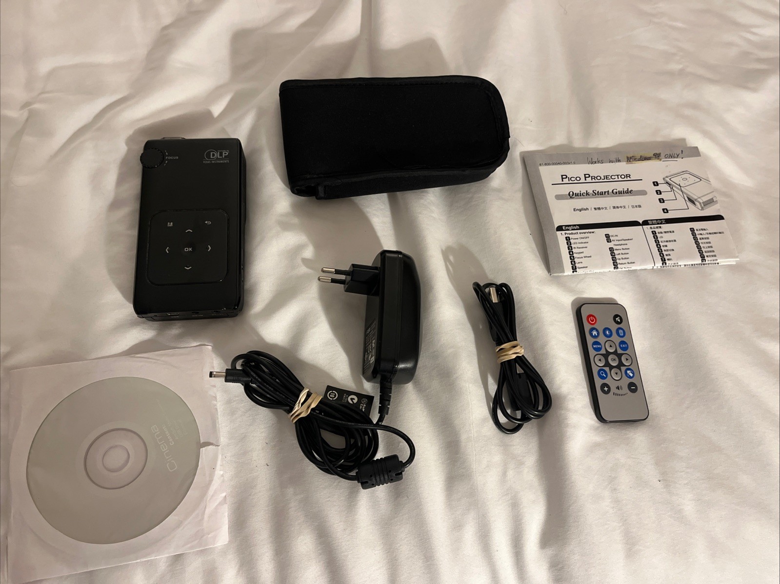 DLP-50a pico projector. Tested!!!