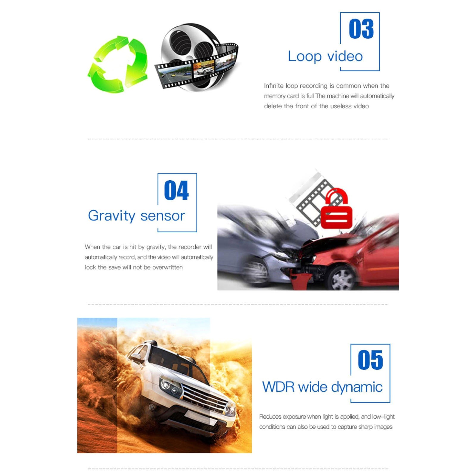 Car Radar Detector DVR Dash Camera G-sensor Night Vision 720P Video Recorder