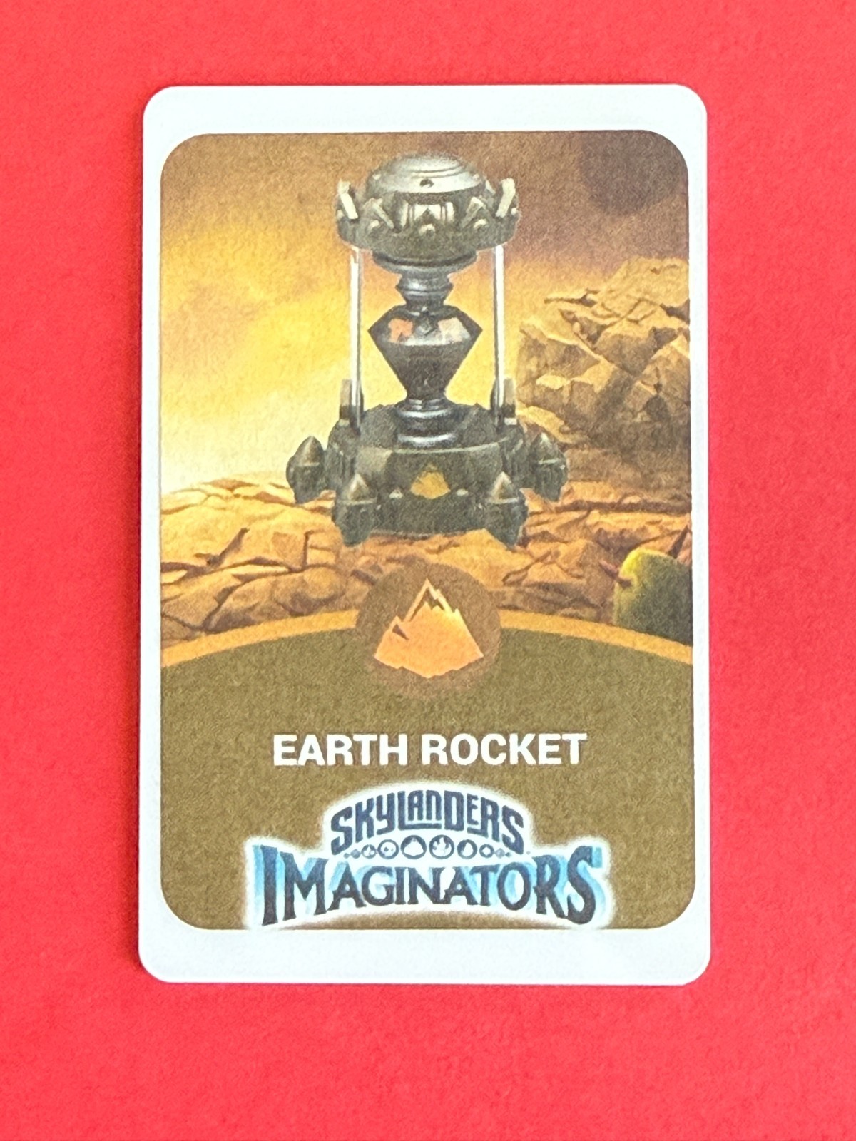 Skylanders Imaginators Creation Crystal Earth Rocket NFC Card FACTORY RESET