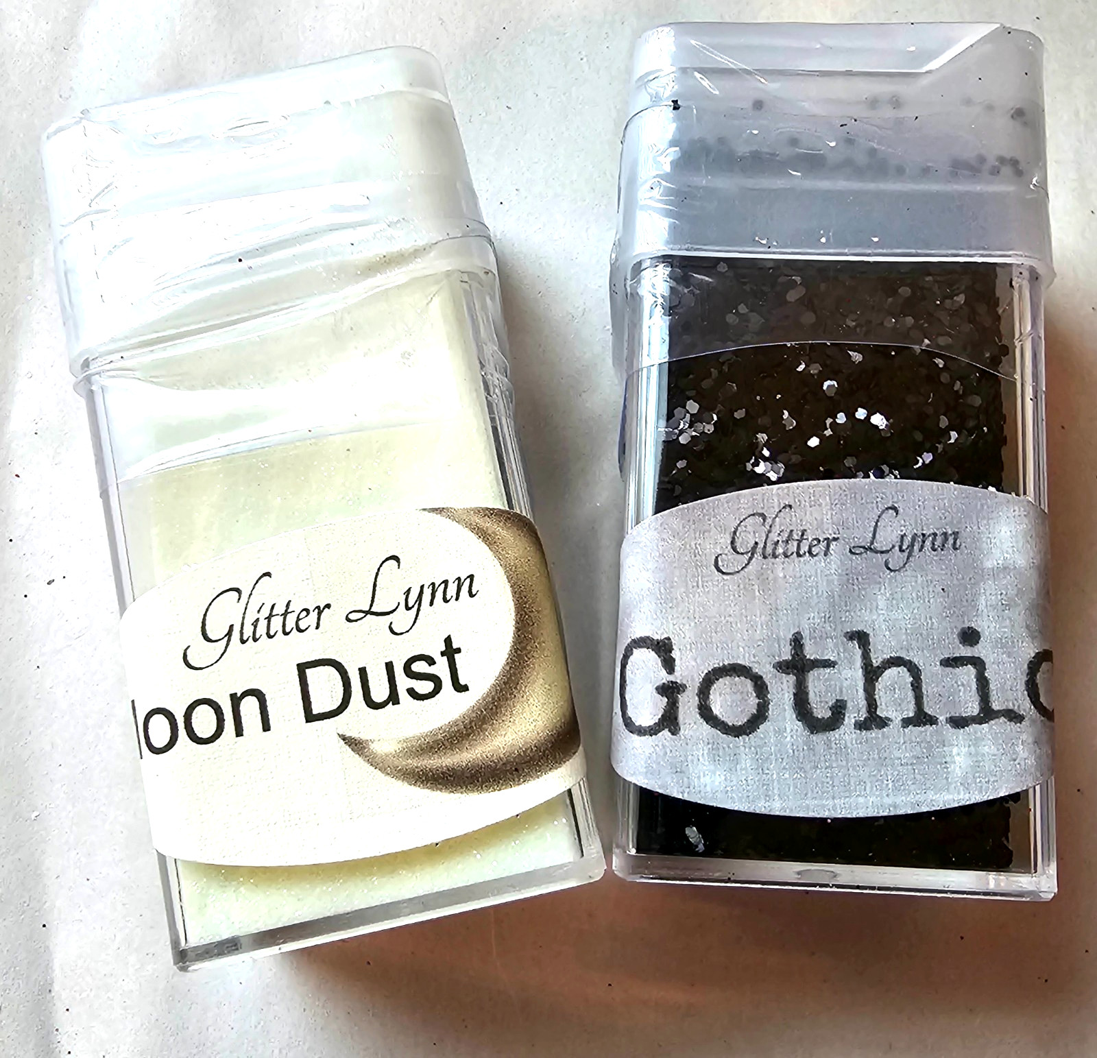 Moon Dust Fine Glow & Gothic Black Chunky Glitter DIY Crafts Tumbler Art Nails