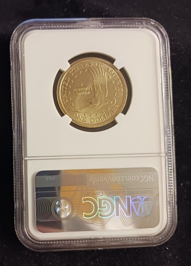 2008(D) SMS NGC MS 67 Sacagawea Dollar Coin